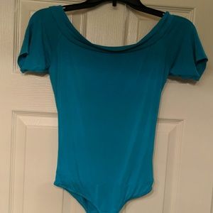 Off the shoulder body suit